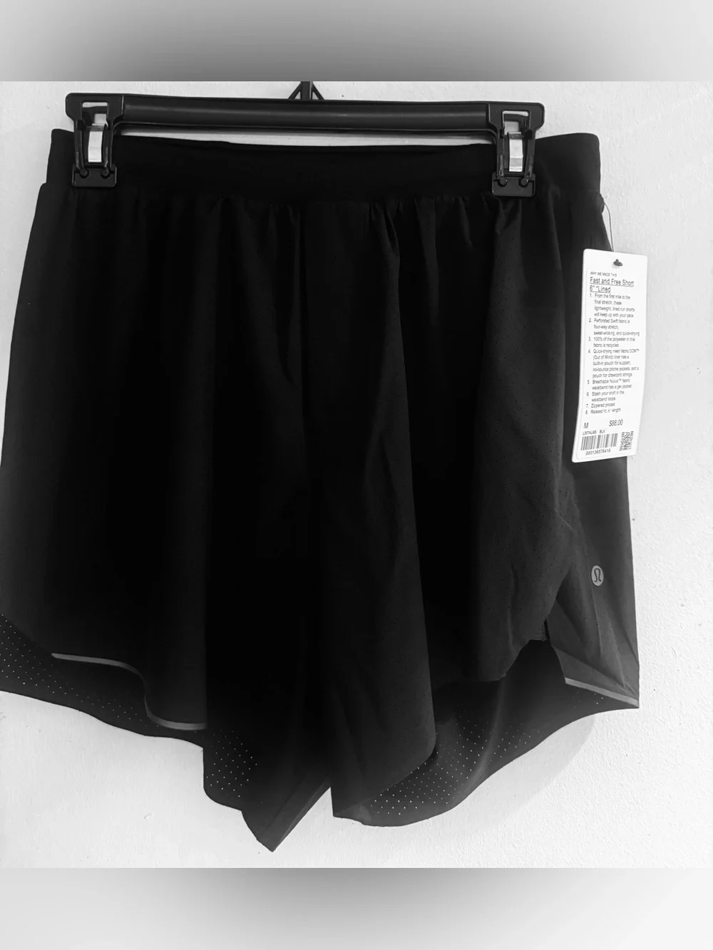 NWT Men’s Lululemon Fast and Free 6” Lined Short